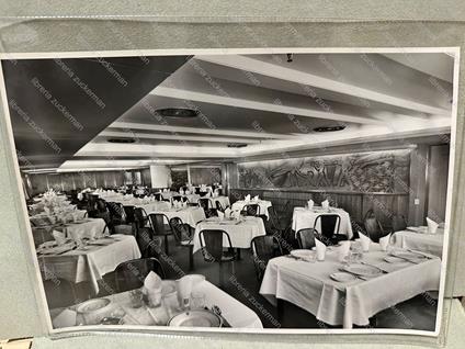 foto anni 40 ca navi ship interni OCEANIA lloyd Triestino Sala Pranzo - copertina