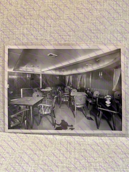 foto nave ship interni AUSTRALIA lloyd triestino I. classe saletta gioco pulitzer finali - copertina
