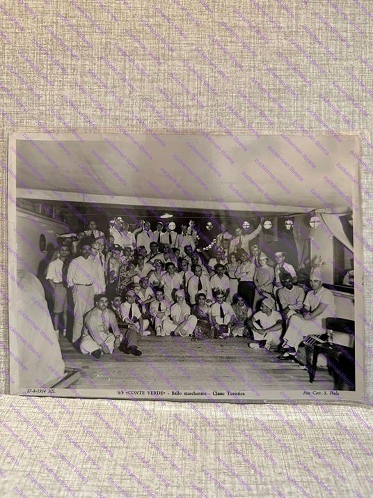 foto nave ship CONTE VERDE ballo mascherato classe turistica - copertina
