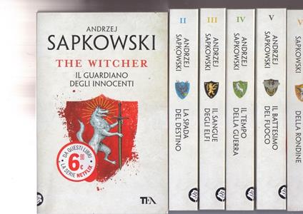 andrzej sapkowski THE WITCHER primi sei volumi tea - Andrzej Sapkowski - copertina