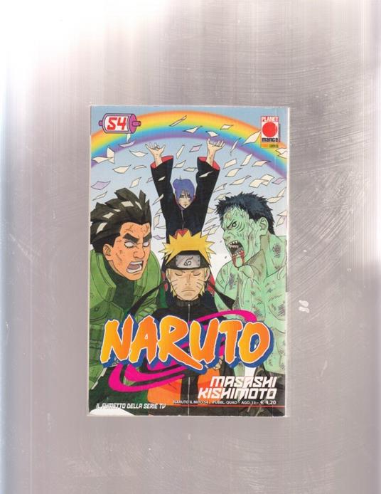 masashi kishimoto NARUTO n.54 panini comics - copertina