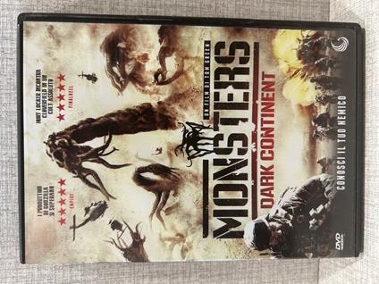 DVD MONSTERS DARK CONTINENT Con Harris, Keeley e Dempsie Regia Tom Green - copertina