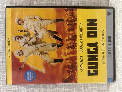 DVD GUNGA DIN Con Grant e Fairbanks Jr. Regia George Stevens - copertina