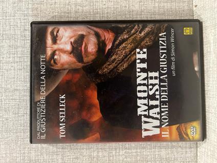 DVD MONTE WALSH IL NOME DELLA GIUSTIZIA Con Tom Selleck Regia Simon Wincer - copertina