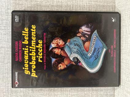 DVD GIOVANI, BELLE PROBABILMENTE RICCHE Con Cassini, Russo e Link Regia Michel massimo Tarantini - copertina