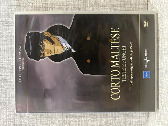 DVD CORTO MALTESE TESTE E FUNGHI Hugo Pratt Italiano 2002 - copertina