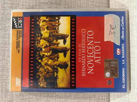 DVD NOVECENTO ATTO UNO 1 Con Depardieu, De Niro e lancaster Regia Bernardo Bertolucci - copertina