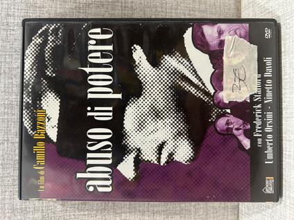 DVD ABUSO DI POTERE Con Stafford, Orsini e Davoli Regia Camillo Bazzoni - copertina