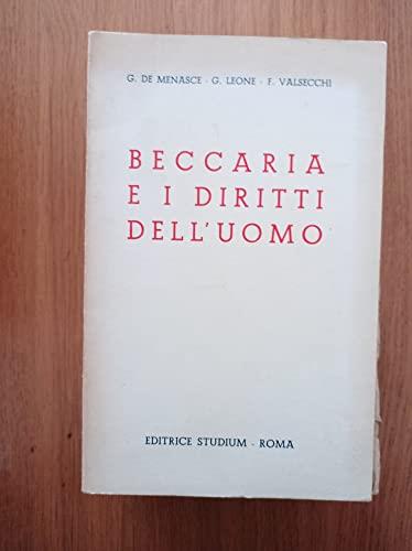 Beccaria e i diritti dell'uomo - copertina
