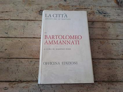 La città, Appunti per un trattato - copertina