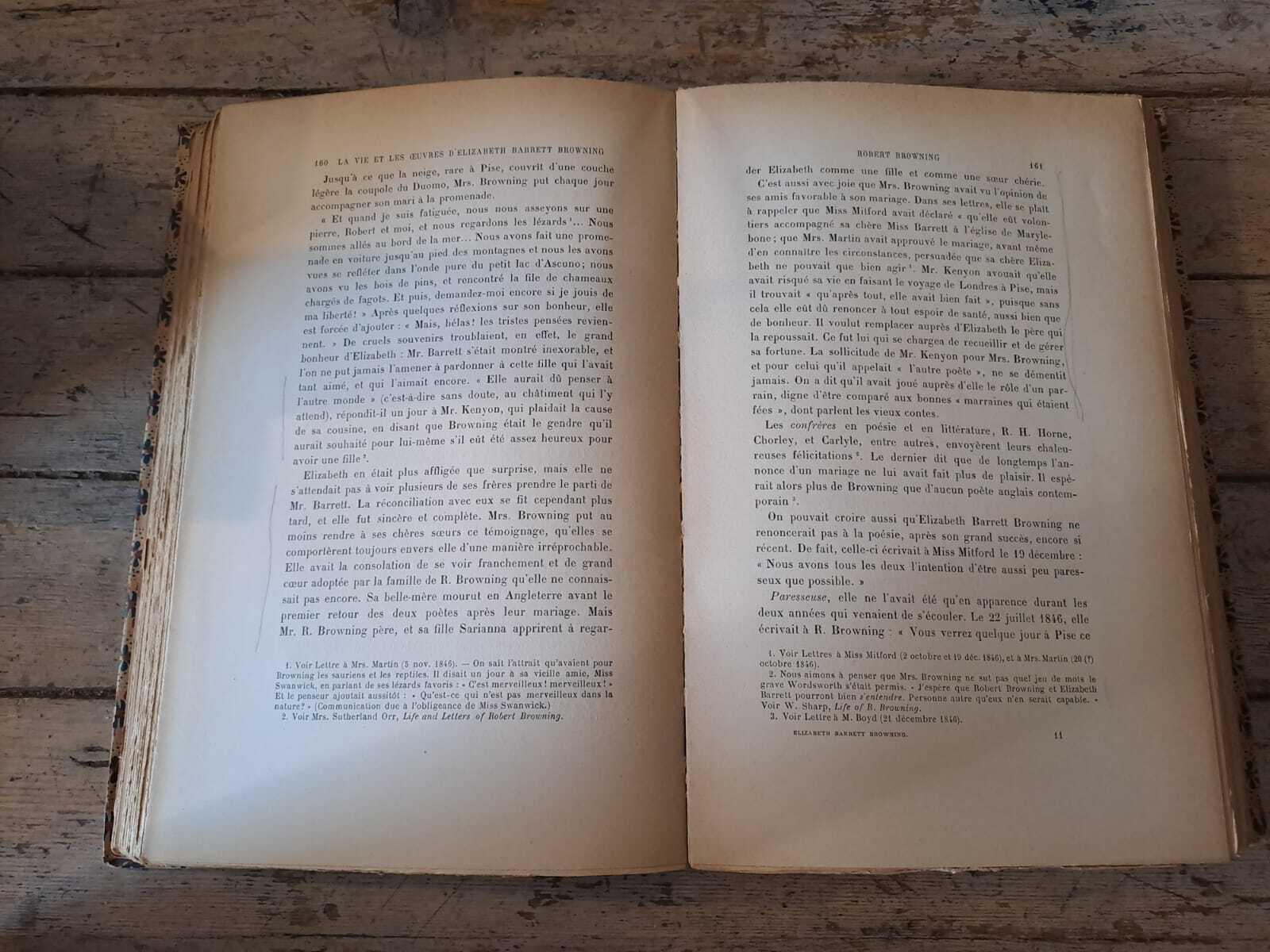 La vie et l'oeuvre d'Elizabeth Barret Browning