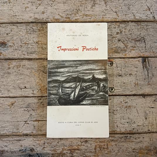 Impressioni poetiche - Antonio De Rosa - copertina