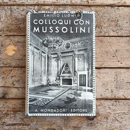 Colloqui con Mussolini - Emil Ludwig - copertina