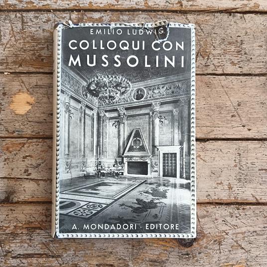 Colloqui con Mussolini - Emil Ludwig - copertina