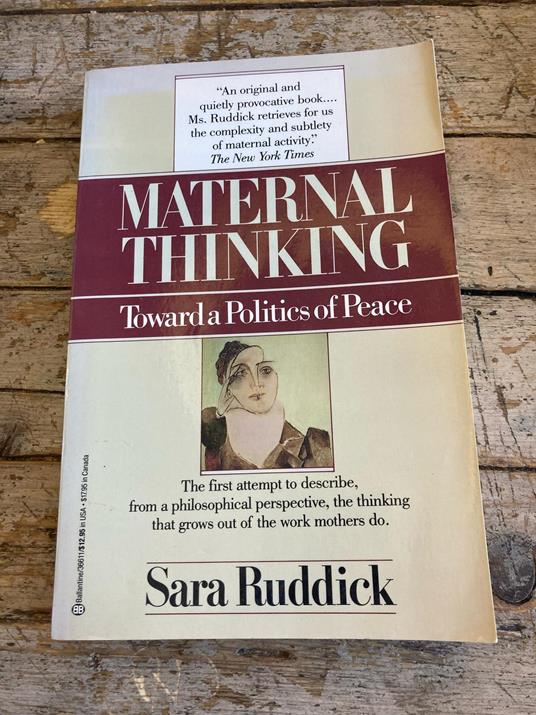 Maternal Thinking toward a politics of peace - copertina
