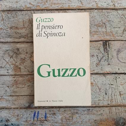 l pensiero di Spinoza - Augusto Guzzo - copertina