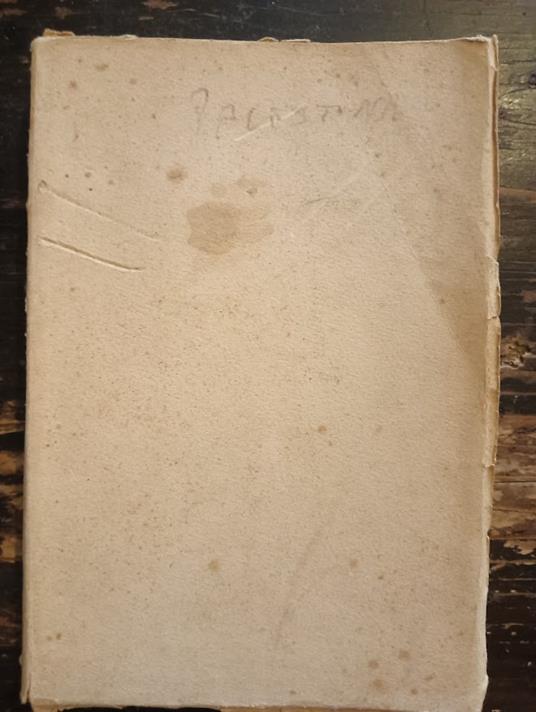 Attraverso La Palestina Inquieta - Ladislao Farago - copertina