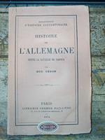 Histoire de l'Allemagne depuis la bataille de Sadowa