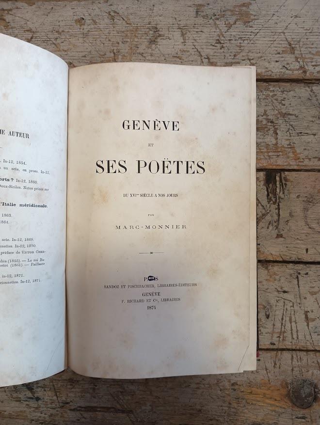 Genève et ses poetes