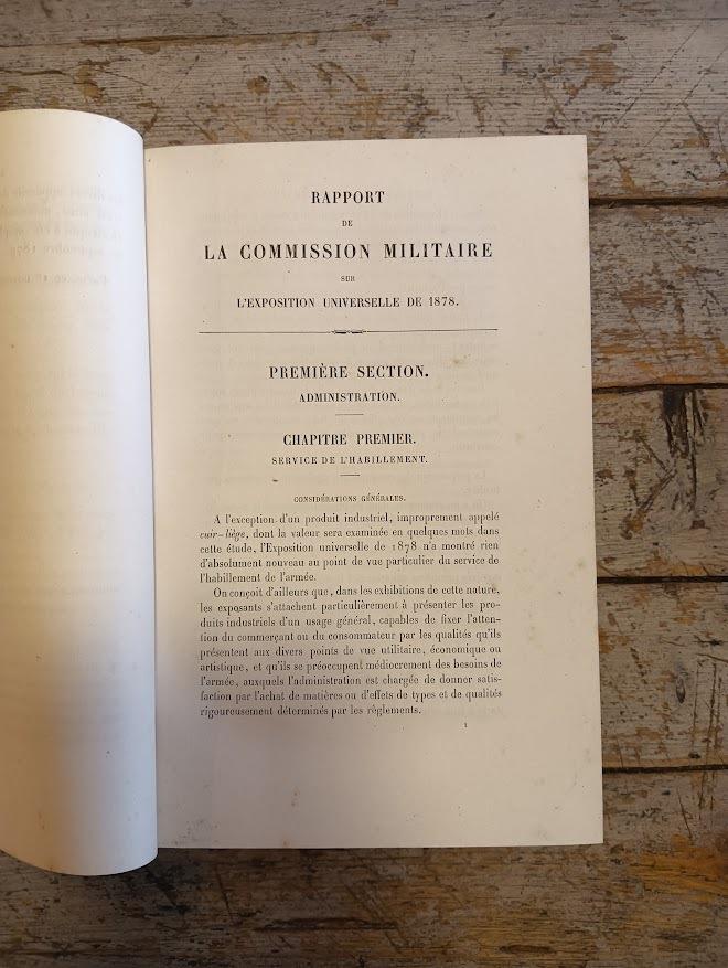 Rapport de la Commission Militaire sur l'Exposition Universelle de 1878