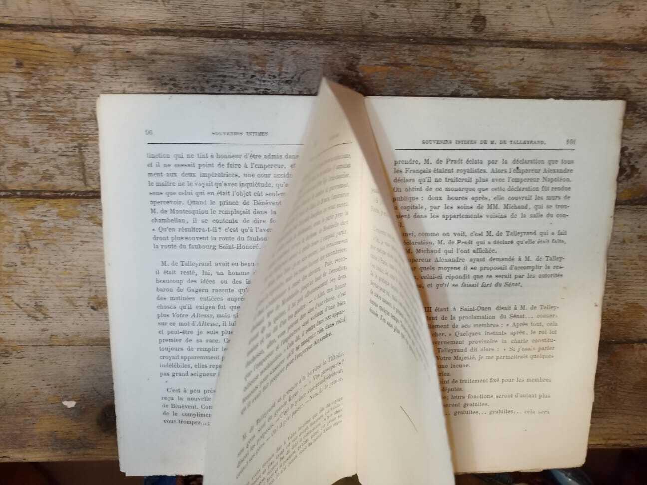 Souvenirs intimes sur M. De Talleyrand