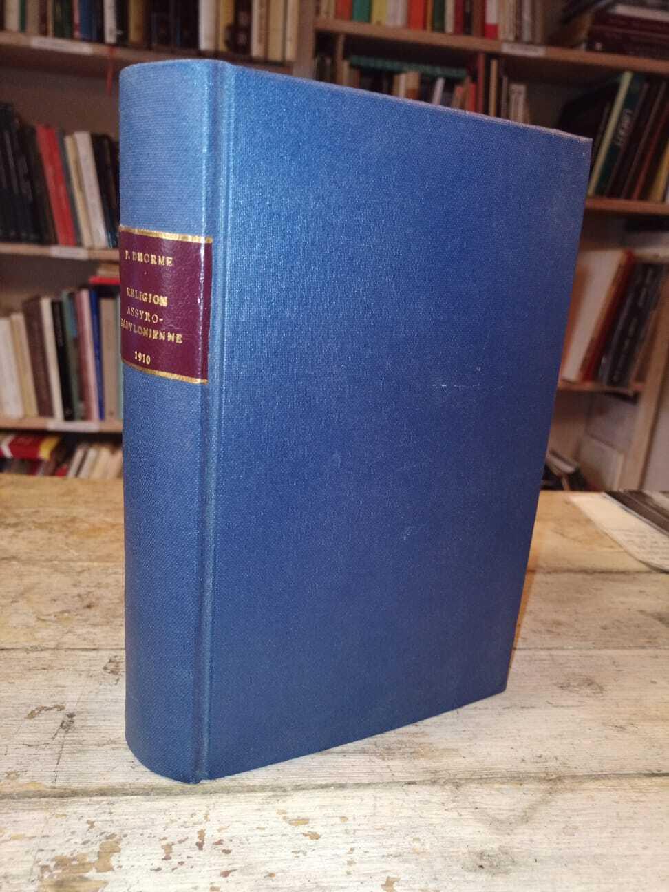 La religion assyro-babilonienne