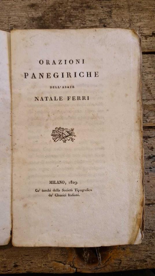 Orazioni panegiriche - copertina