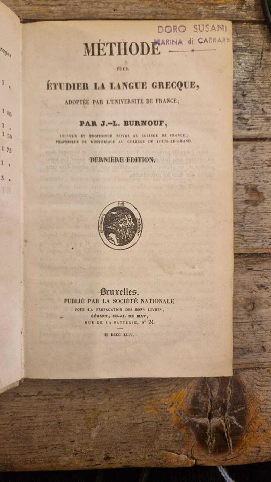 J.L. Burnouf - copertina