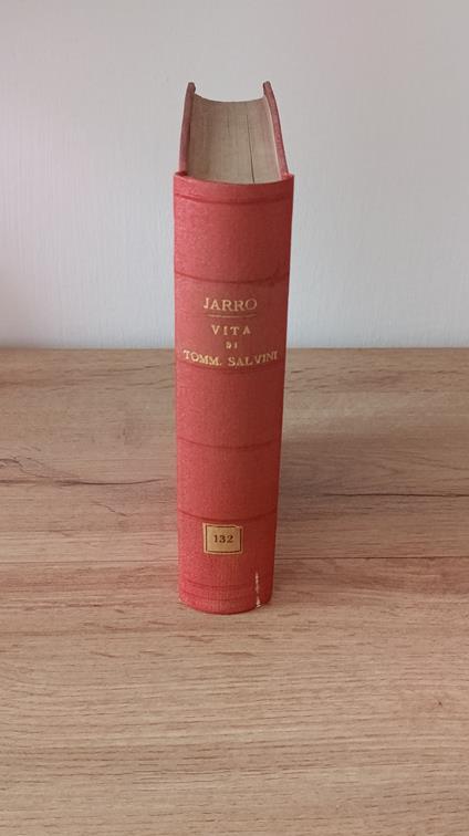 Vita Aneddotica di Tommaso Salvini - Jarro - copertina