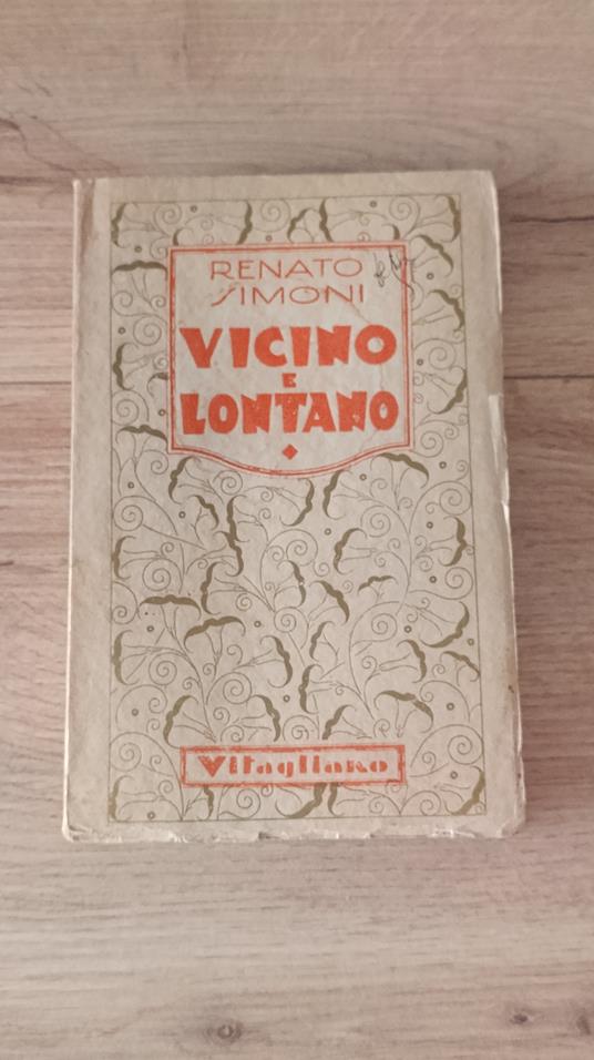 Vicino e Lontano - Renato Simoni - copertina