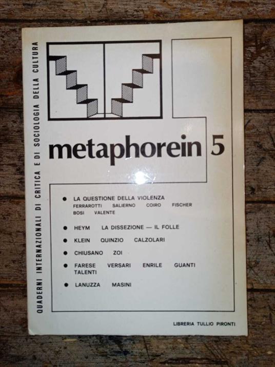 Metaphorein 5 - copertina