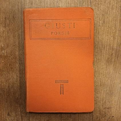 Poesie - Giuseppe Giusti - copertina