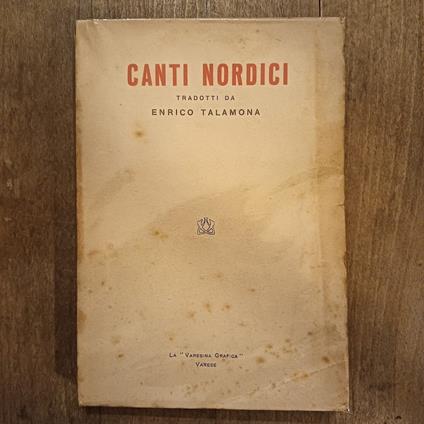 Canti nordici - copertina