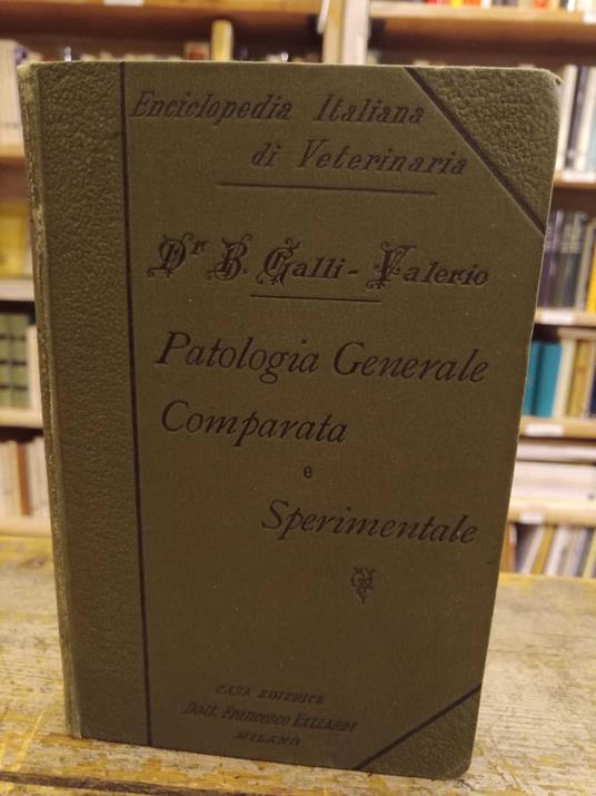 Patologia generale comparata e sperimentale - copertina