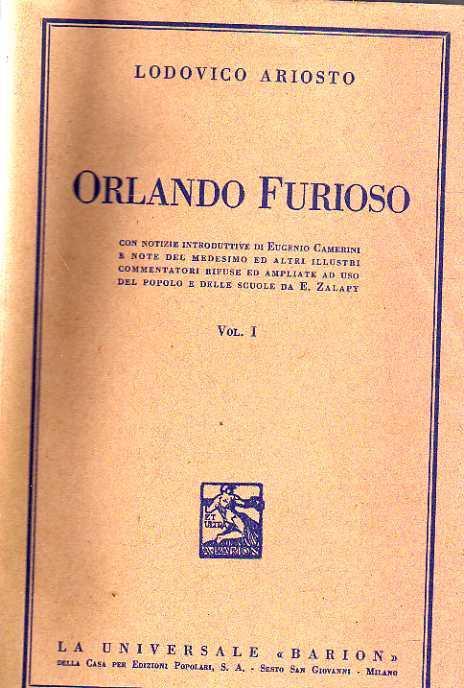 Orlando Furioso 2 voll - copertina