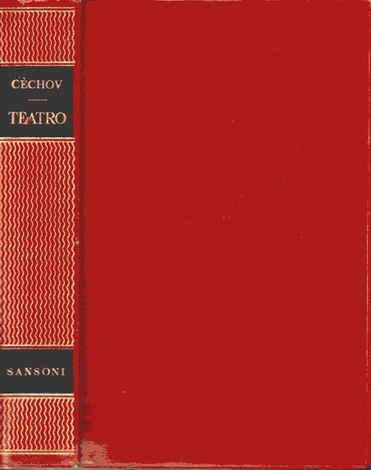 Teatro - Anton Cechov - copertina