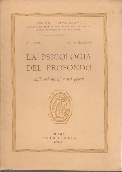 La psicologia del profondo - copertina