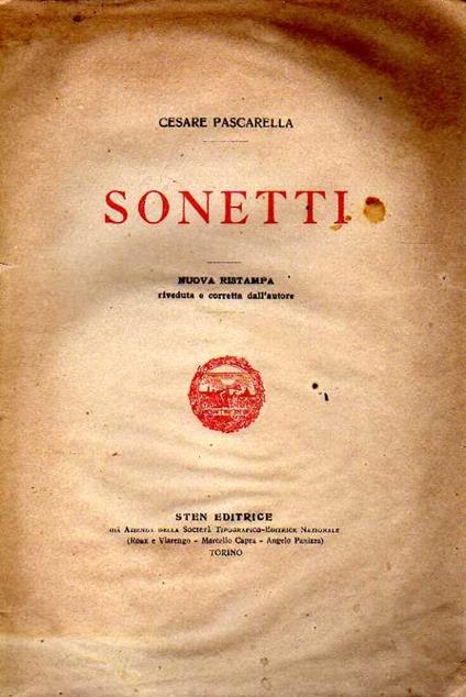 Sonetti - Cesare Pascarella - copertina