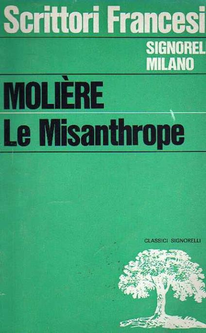 Le Misanthrope - Molière - copertina