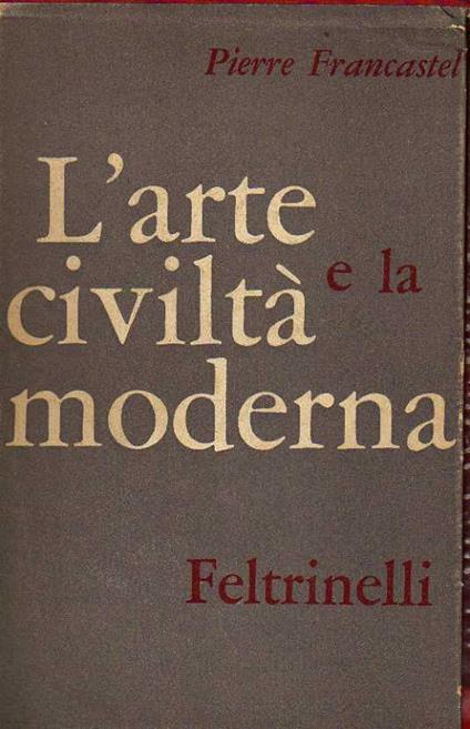 L'arte e la civiltà moderna - copertina