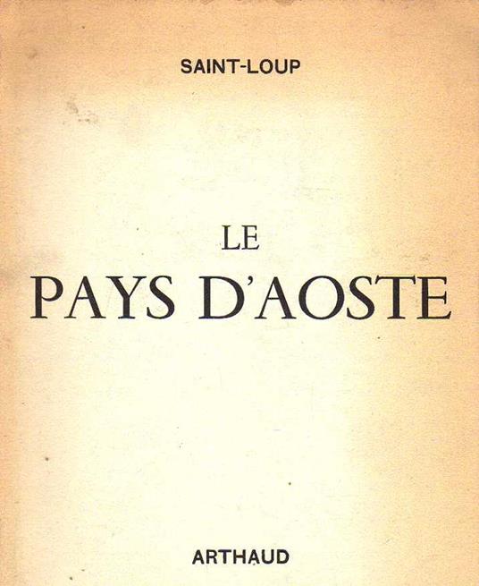 Le pays d'Aoste - copertina