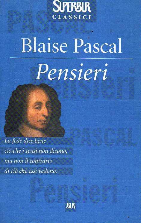 Pensieri - Blaise Pascal - copertina