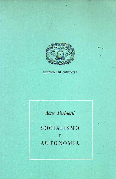 Socialismo e autonomia - copertina