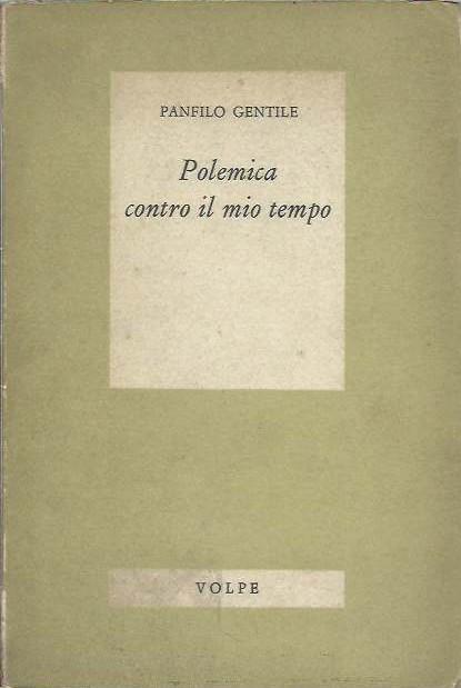Polemica contro il mio tempo - copertina