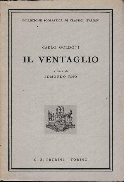 Il ventaglio - Carlo Goldoni - copertina