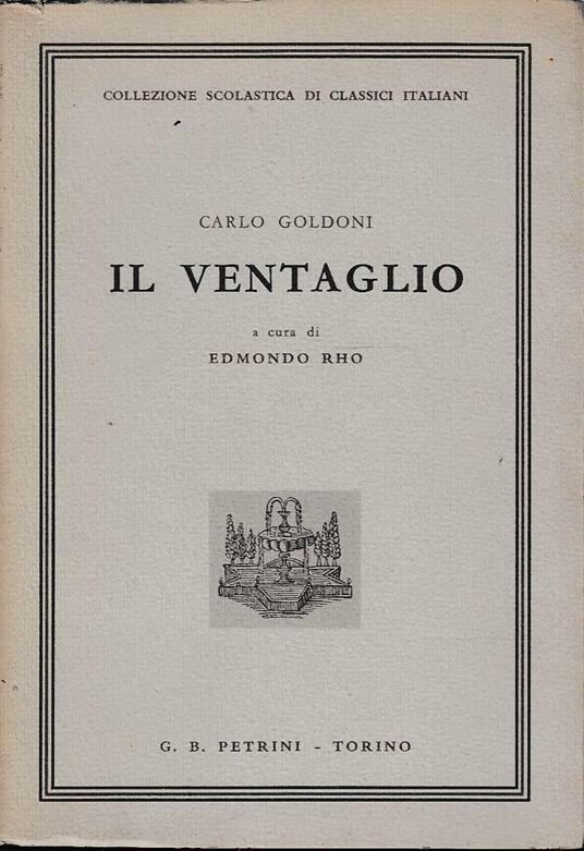 Il ventaglio - Carlo Goldoni - copertina