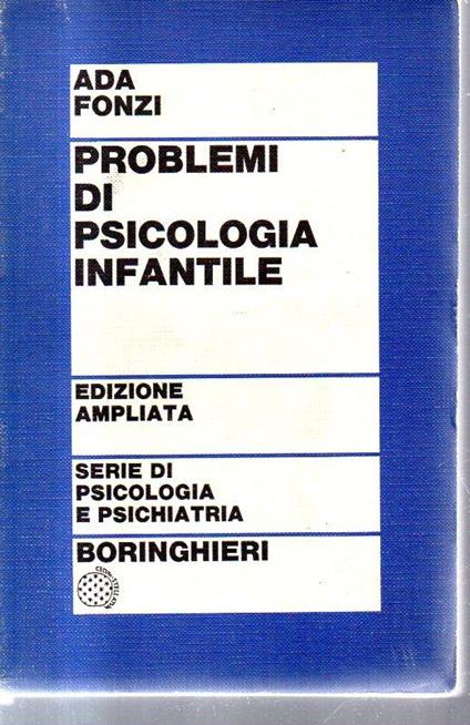 Problemi di psicologia infantile - copertina