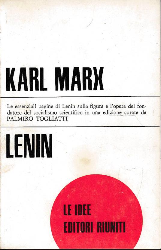 Karl Marx - copertina