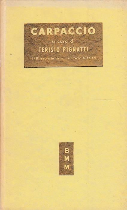 Carpaccio - Terisio Pignatti - copertina