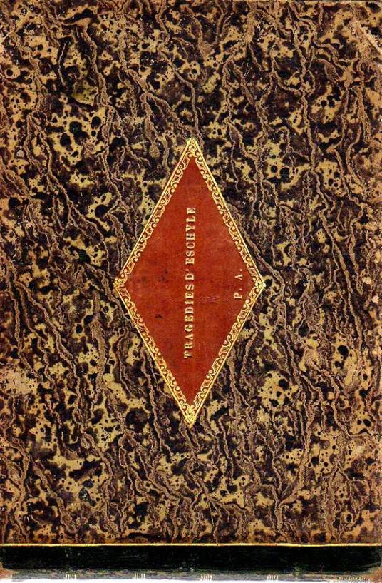 Tragédies d'Eschyle gravée par reveil d'après - copertina